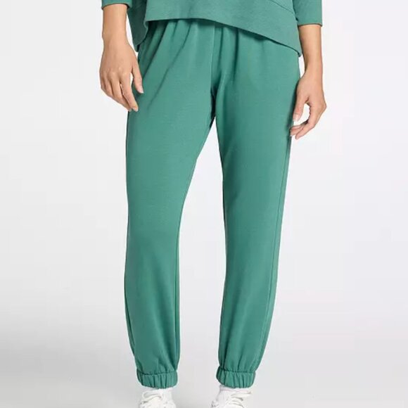 DSG Women's So Soft High Rise Sweatpants, Blue/Green, Medium, NWT - Picture 1 of 4